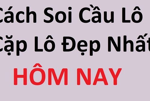 Dự đoán cầu lô chuẩn như lê duẩn, chuyên nghiệp, uy tín hàng đầu