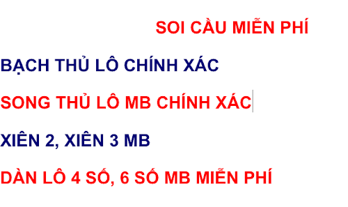 siêu chuẩn xs cầu đẹp bạch thủ lô 2 nháy mb